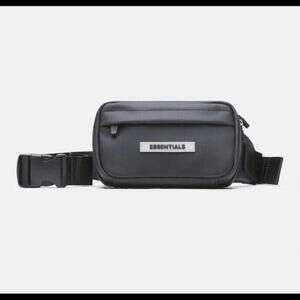 FEAR OF GOD ESSENTIALS black mini Fanny pack  belt bag